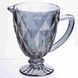 Глек для напитков Fractal стеклянный 1 литр HP-19-267 кувшин для лимонада прозрачный HP-19-267 фото 1