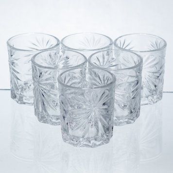 Набор рюмок для крепких напитков Shot glass 6 штук по 75 мл HP-17-36 HP-17-36 фото